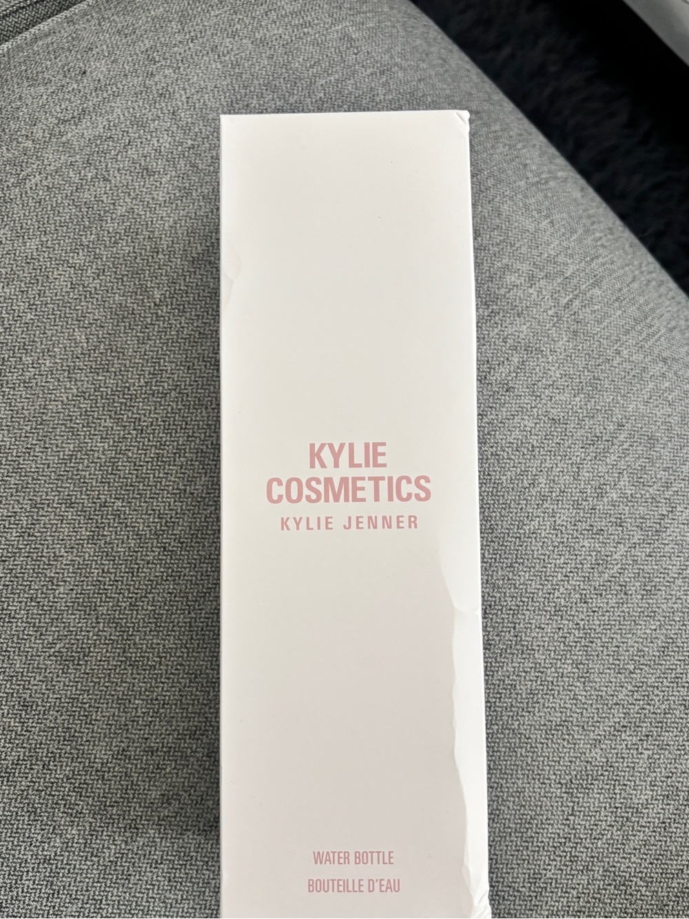 Kylie Cosmetics Pink Glass Water Bottle